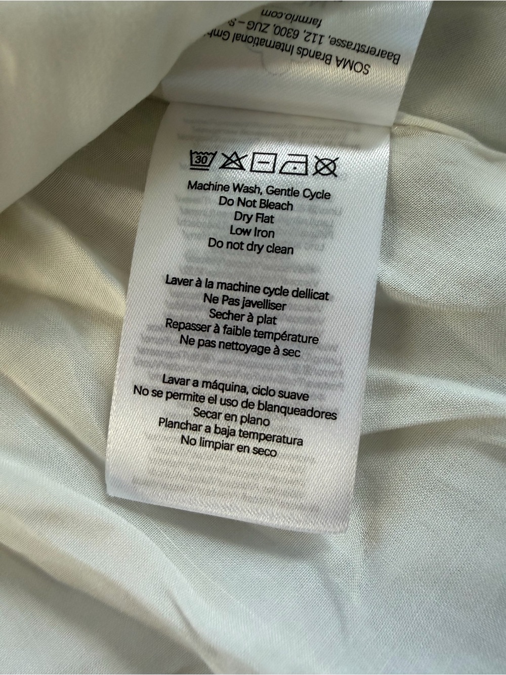NWT FARM RIO Off-White Belted Mini Dress - Picture 11 of 12